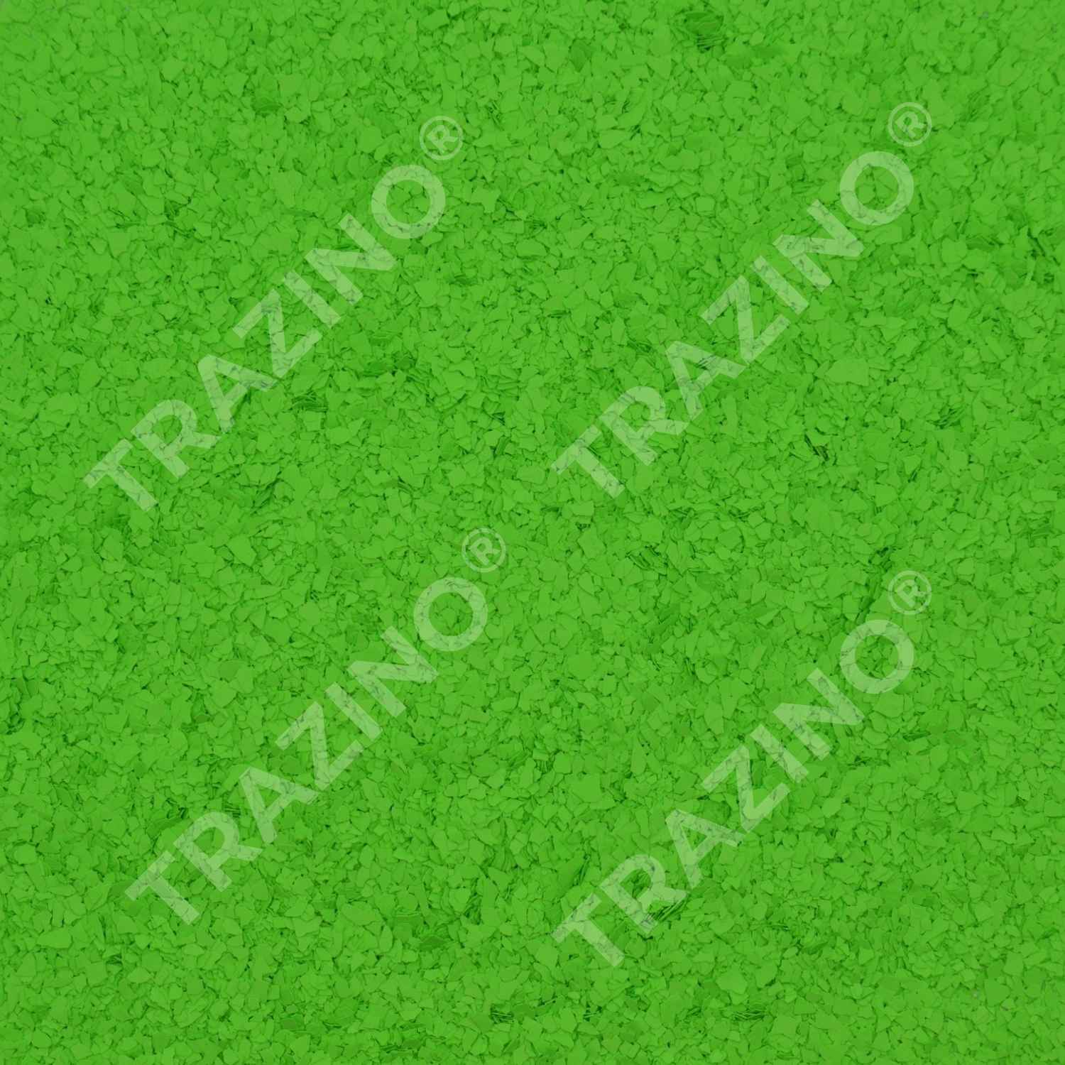 Trazino® Farbchips in Gelbgrün zum Einstreuen für Beschichtungen Trazino® Farbchips in Gelbgrün zum Einstreuen für Beschichtungen